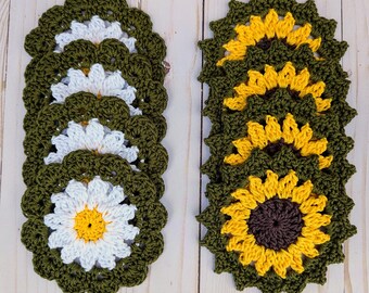 Sets bloemenonderzetters