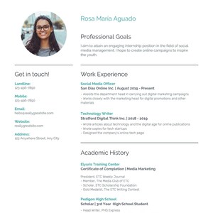 Teacher Resume Template for Word & Pages 1 2 and 3 Page - Etsy