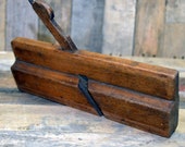 Vintage Wooden Sash Moulding Plane - Old Antique Tool - Arthur Edinburgh