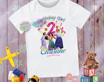 Encanto Birthday Shirts File / Sublimation / Transfer /  PNG / SVG / Gift / Custom / Girl / Boy