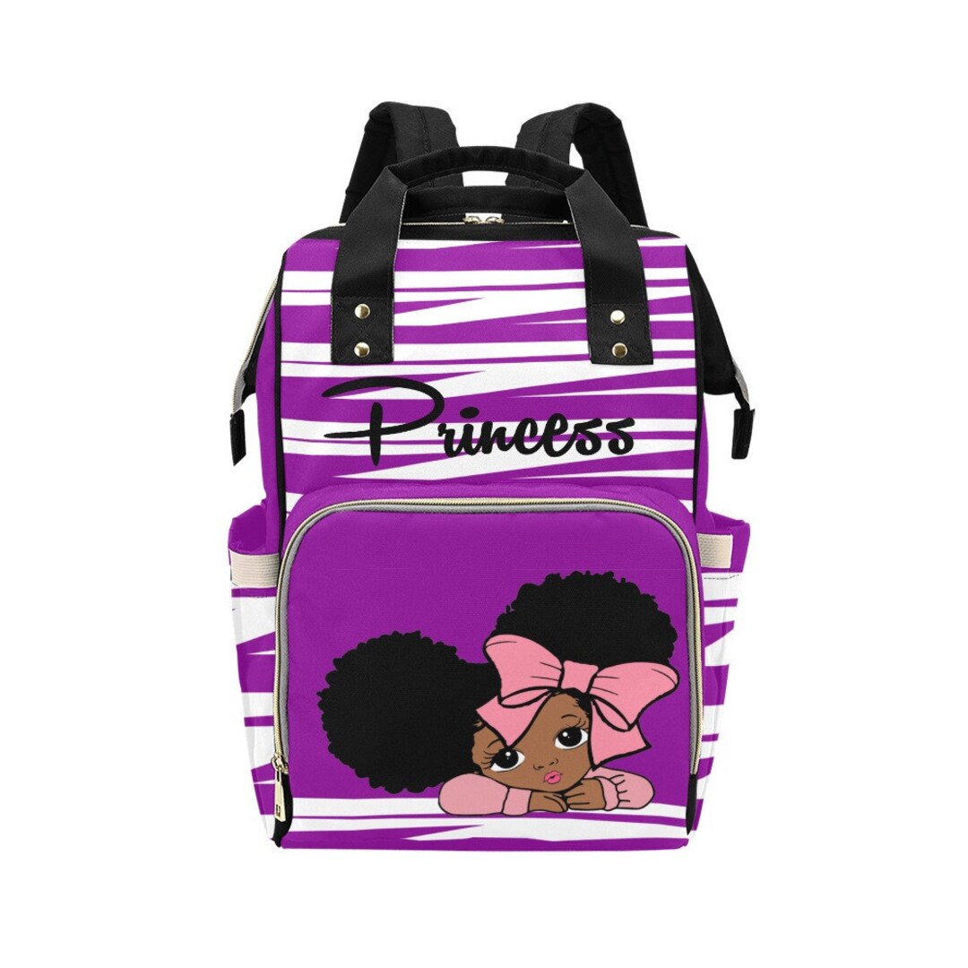 African American Baby Girl Diaper Bag/custom Baby Diaper Etsy