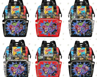 superhero diaper backpack