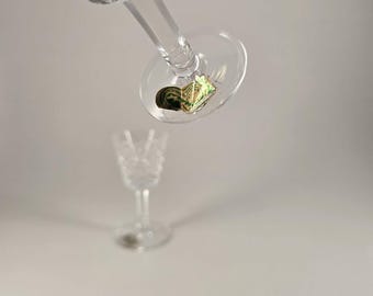 Waterford Crystal Alana Small Liqueur cordial Glasses Set of 2 Clear Stemmed