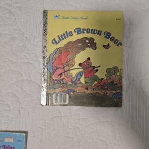 1985 A Little Golden Book Edition of Little Brown Bear by Wendy Watson Hardcover