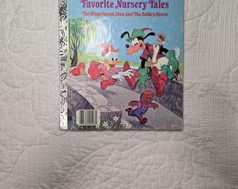 Golden Book Disney's Favorite Nursery Tales Gingerbread Man and The Golden Goose