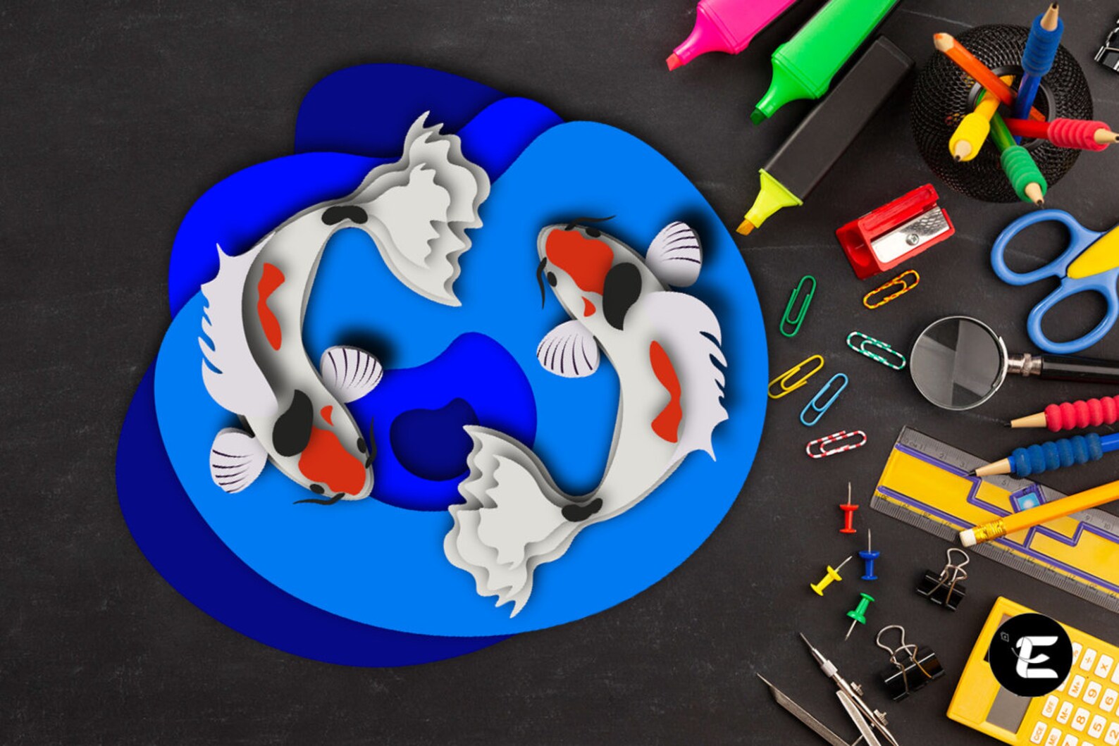 Koi Fish SVG/ Koi Fish Multilayer Svg/layer Svg /laser Cut Files / Koi ...