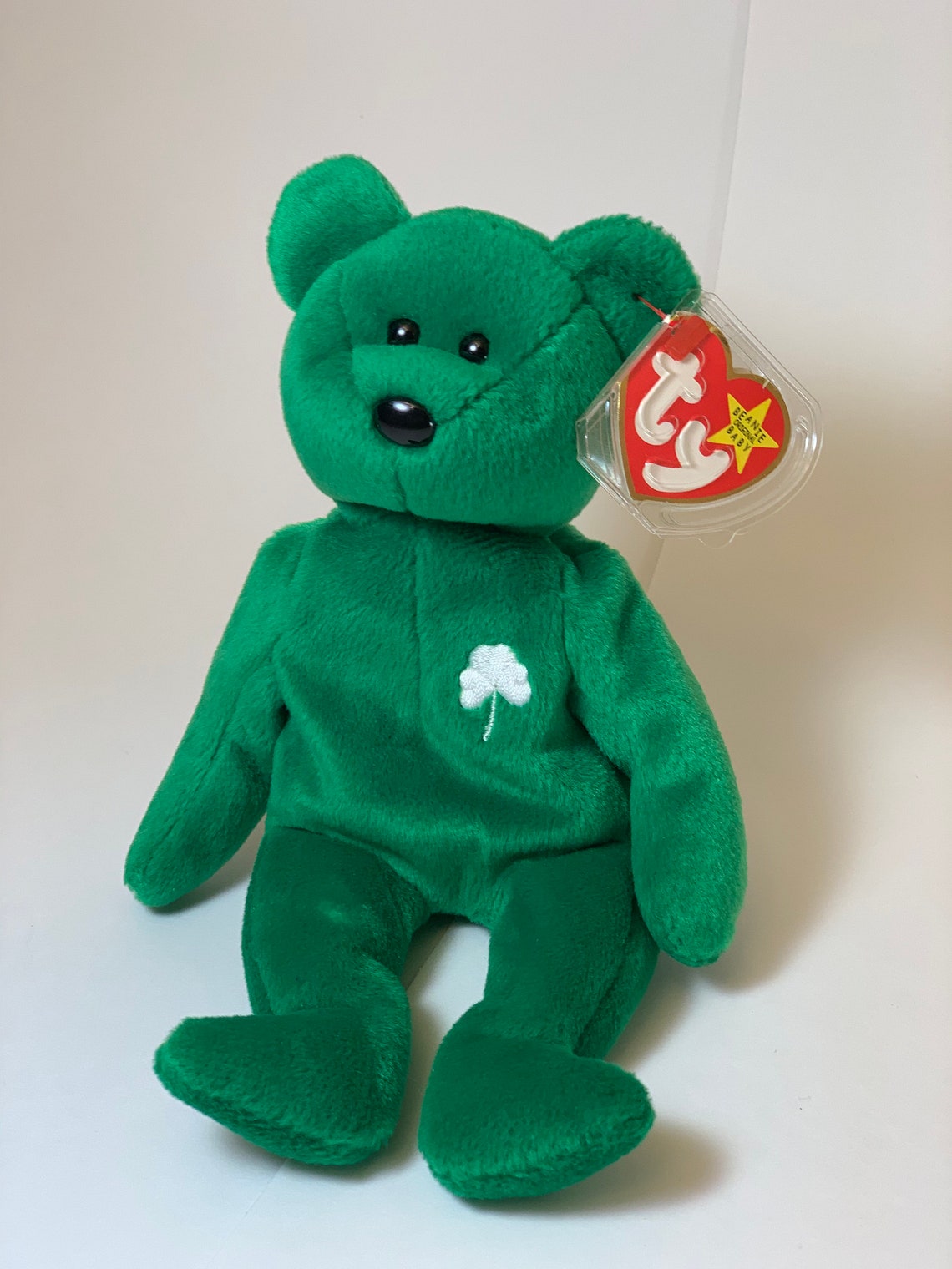 Ty Beanie Babies Erin Irish Bear 1997 Rare Tag in Protective Etsy