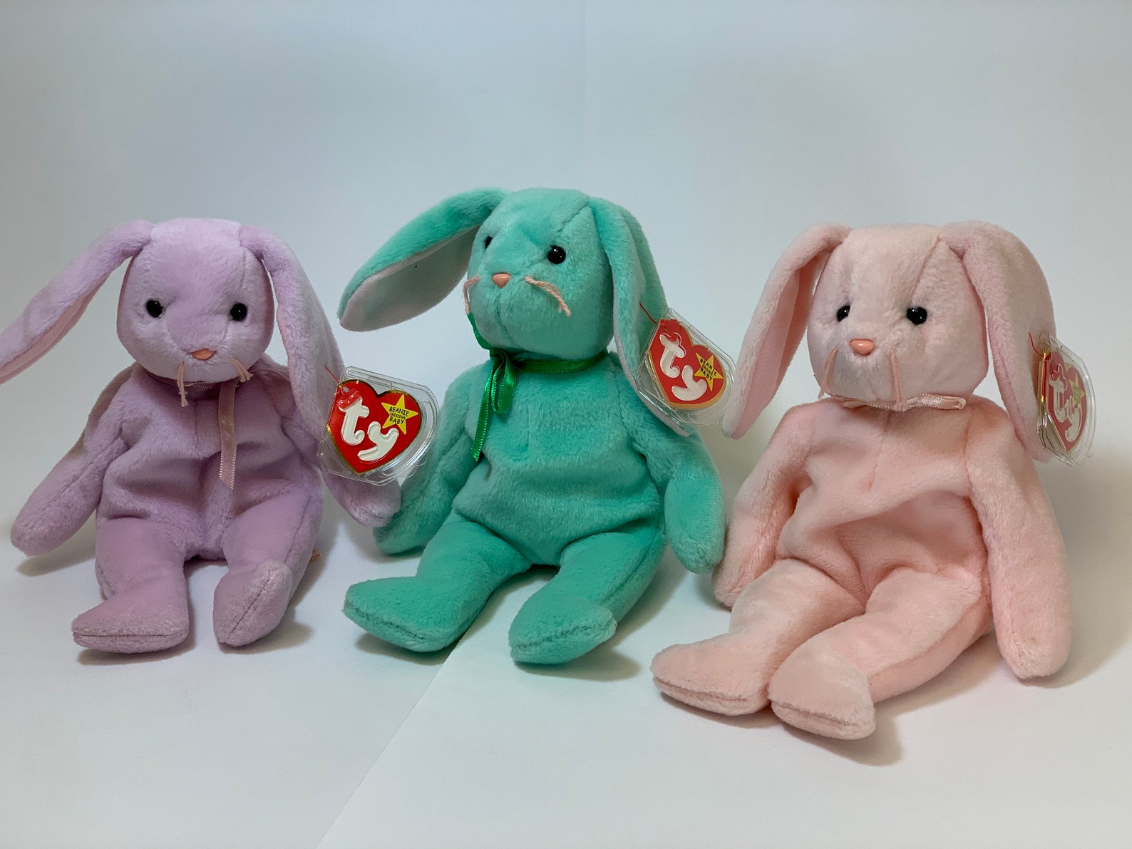 Ty Beanie Babies 1996 Floppity Hoppity and Hippity Tags in Etsy
