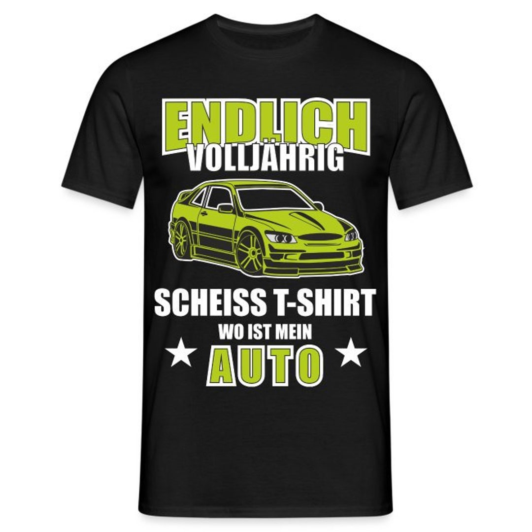 18. Geburtstag Geschenk Lustig Jungs Auto Achtzehn Volljährig Etsy