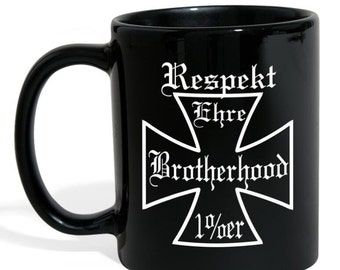 Brotherhood Ehre Respekt La Familia für Biker u Bruderschaft | Kaffee Pott