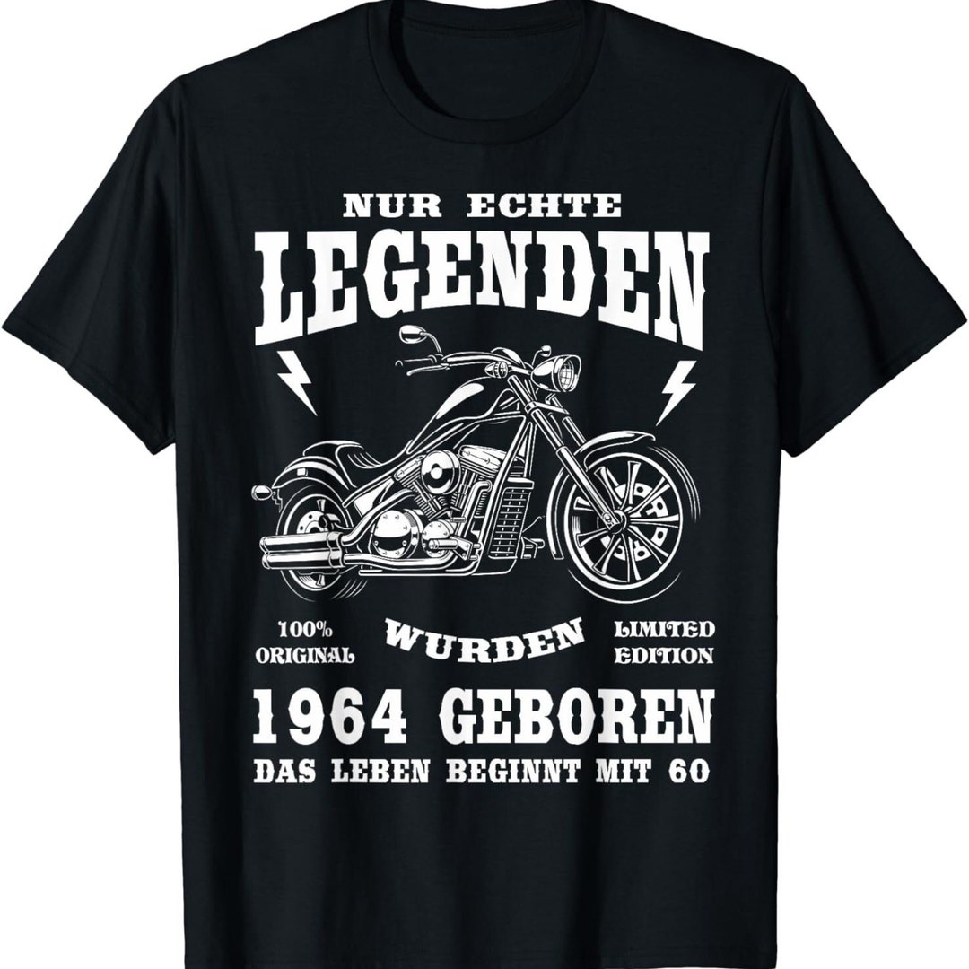 60 Geburtstag Mann Biker Chopper 1964 Geschenk jedes Andere Alter