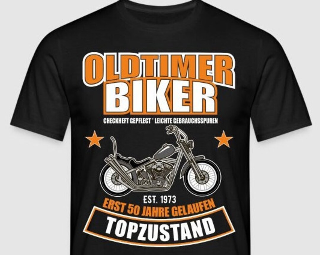 50 Geburtstag Mann Biker Geschenk Motorrad Chopper 1973 Etsy