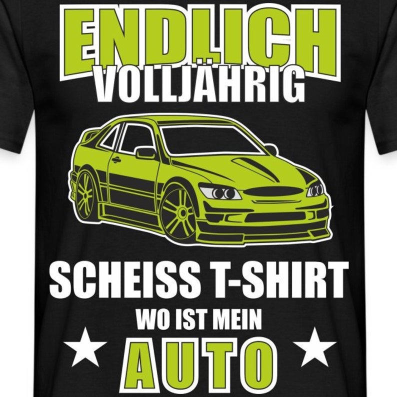18. Geburtstag Geschenk Lustig Jungs Auto Achtzehn Volljährig Etsy