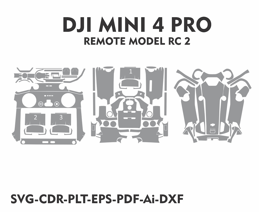 dji mini 4 pro skin template 2018 haut gestanzt - etsy.de