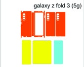 ★DESIGN SKIN★ Galaxy Z Fold 3 Phoenix Air Card Slot Graphi Samsung Galaxy Z Fold 3 Skins, Wraps & Covers