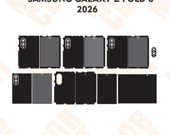 Samsung Galaxy Z Fold 8 2026 Skin Vector Template Exact Fit Cut File