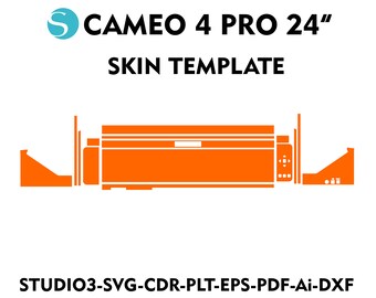 Plantilla vectorial para Silhouette Cameo 4 Pro de 24 pulgadas