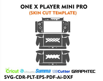 oneXPlayer mini pro 2022  skin cut file skin vector template