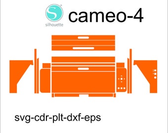 Plantilla vectorial de diseño para Silhouette Cameo 4