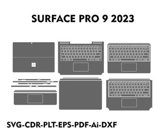 surface pro 9 2023 skin cut file VETOR MODELO