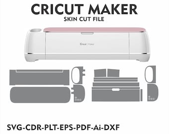 cricut maker Skin Template Vector peau découpée fichier de coupe de peau