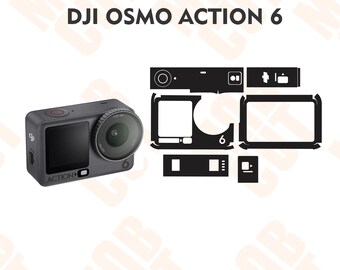 DJI Osmo Action 6 Skin Template Cutting File Exact Fit