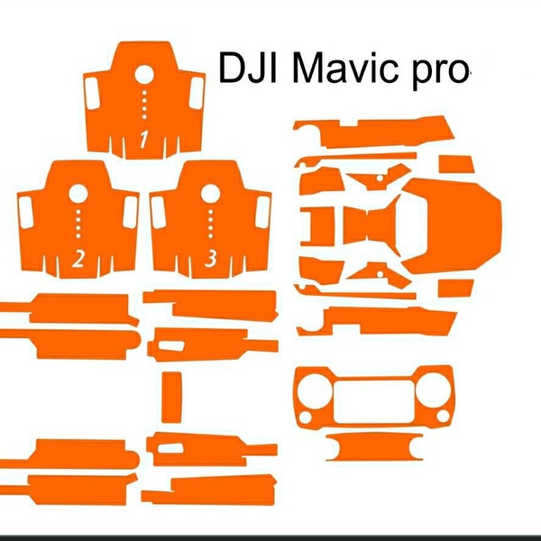 DJI mavic pro  skin cut template vector, svg cut file, Phone skins, Silhouette, Vinyl File, printable,