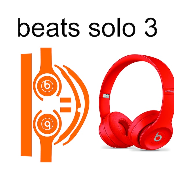 beats solo 3 skin cut template file cdr,svg,plt,dxf,eps