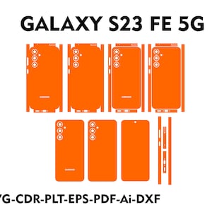 samsung galaxy s23 fe 5g Skin Template Vector file skin die cut