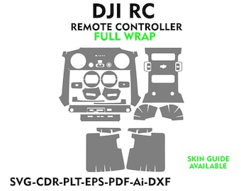 dji RC remote controller skin vector template full wrao skin cutting file