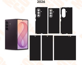 Samsung Galaxy Z Fold 8 Ultra Skin Vector Template Exact Fit Cut File