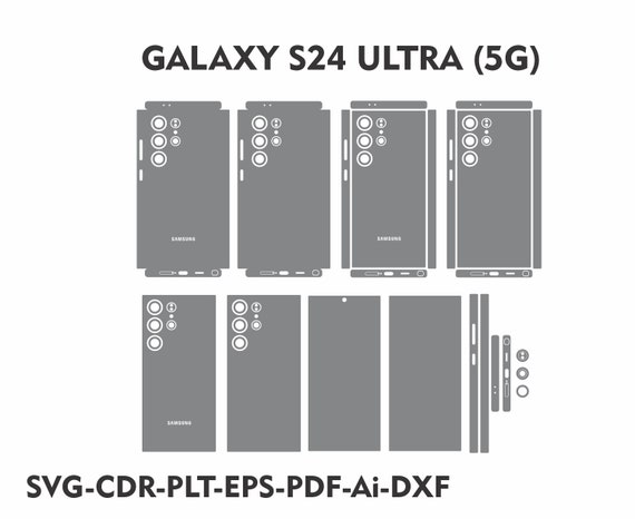 samsung galaxy s24 ultra Skin Template Vector skin die cuts