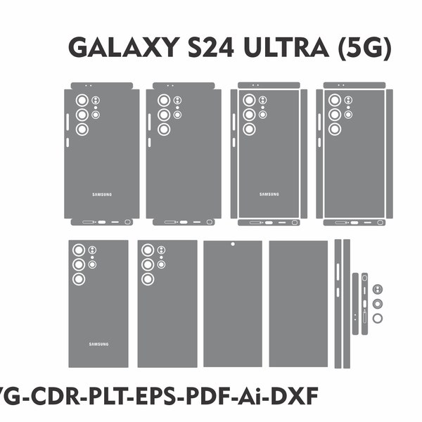 samsung galaxy s24 ultra Skin Template Vector skin die cuts