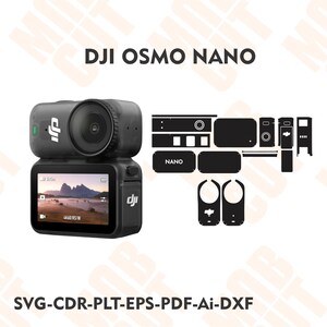DJI Osmo Nano Skin Template Cutting File Exact Fit