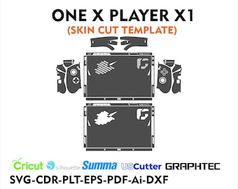 oneXPlayer X1 skin cut file skin vector template