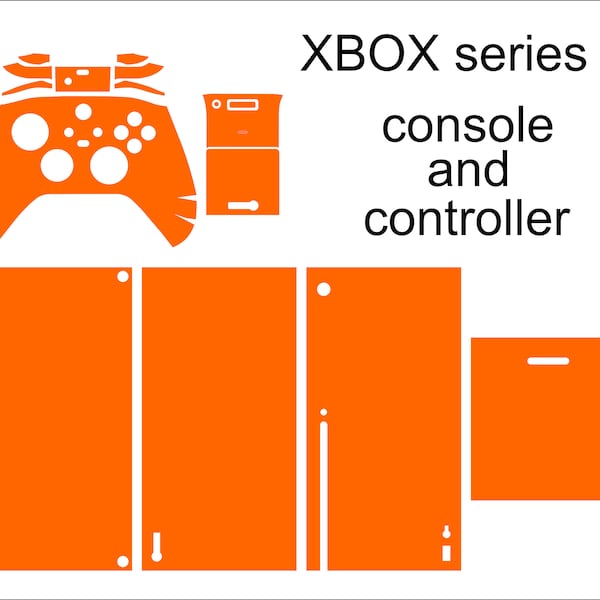 Gaming Console Skin Template - Etsy