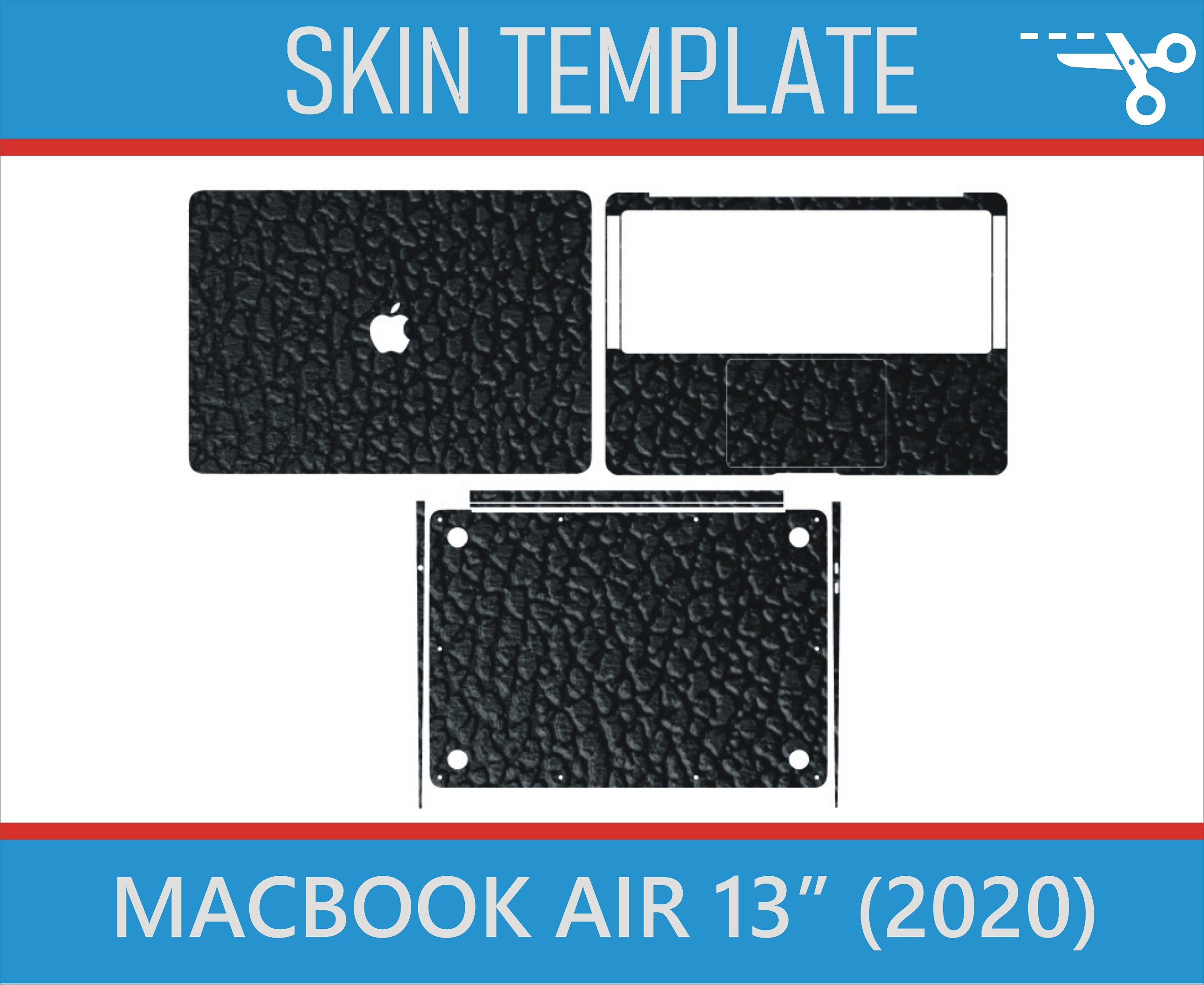 Silhouette Cameo 4 Skin Template Vector 