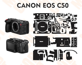 Canon EOS C50 Skin Template Cutting File Exact Fit