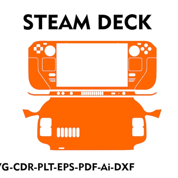 Steam Deck Skin Template Vector Etsy