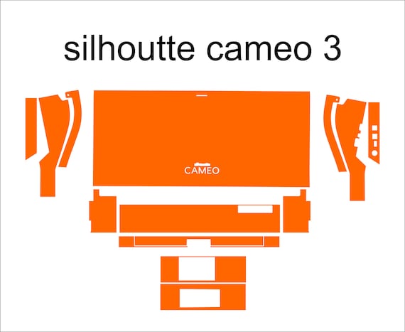 Silhouette Cameo 3 Skin Template Vector - ARMOBILESKIN