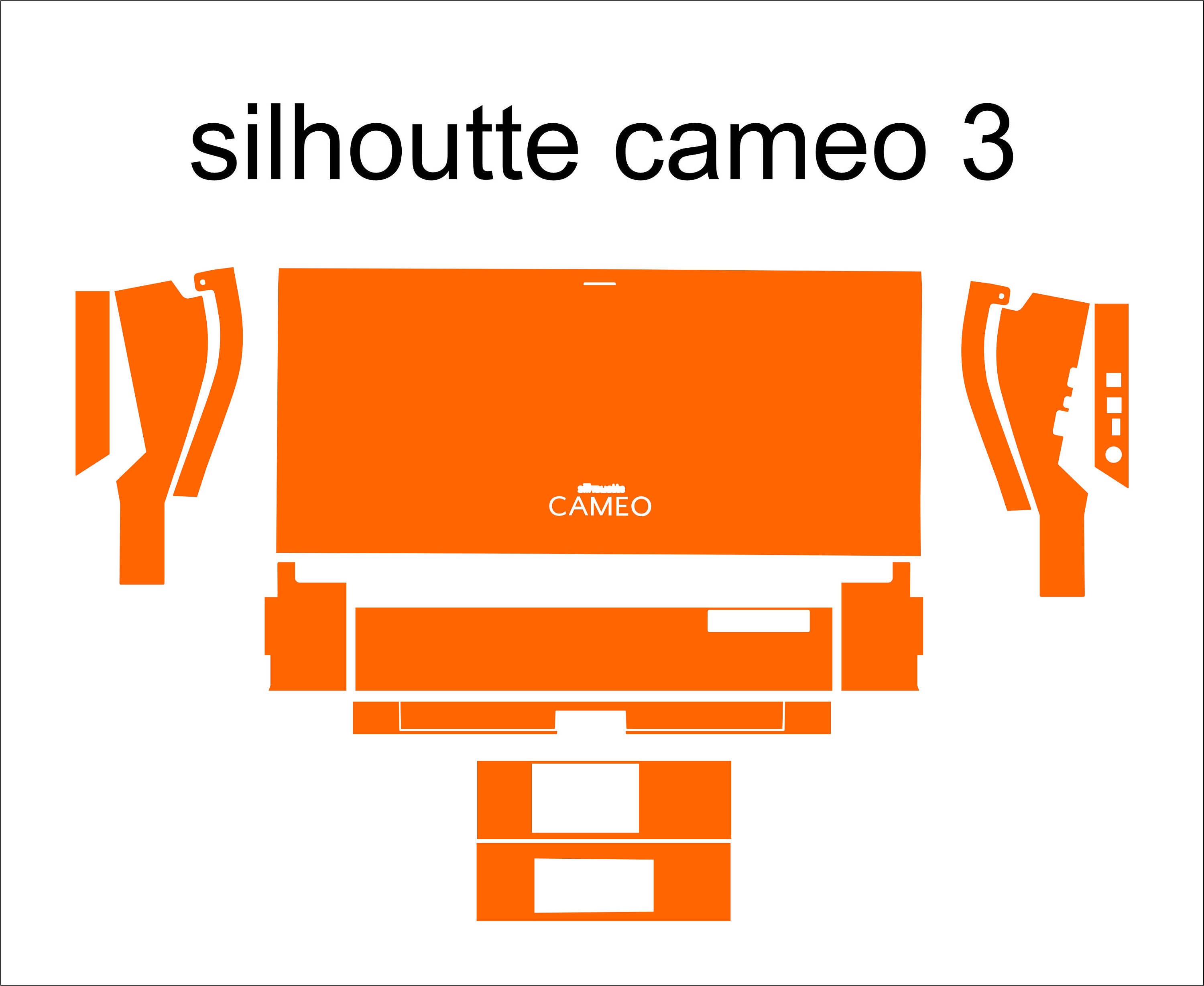 Free Silhouette CAMEO 3 Skin Templates
