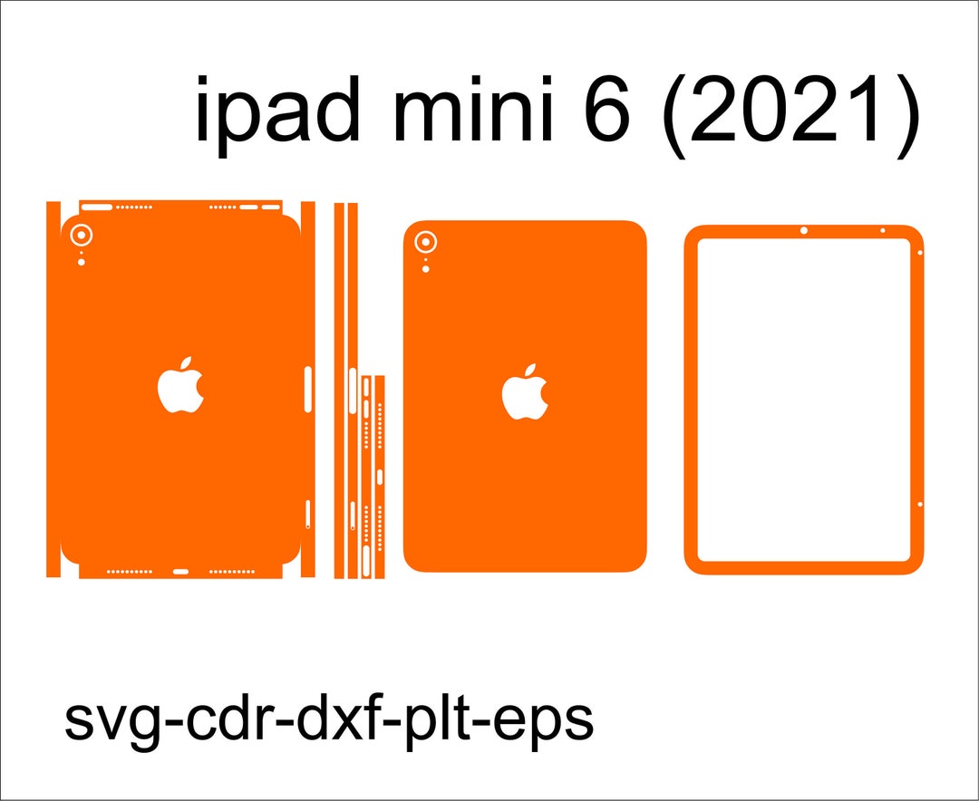 IPad Mini 6 2021 Skin Template Vector - Etsy