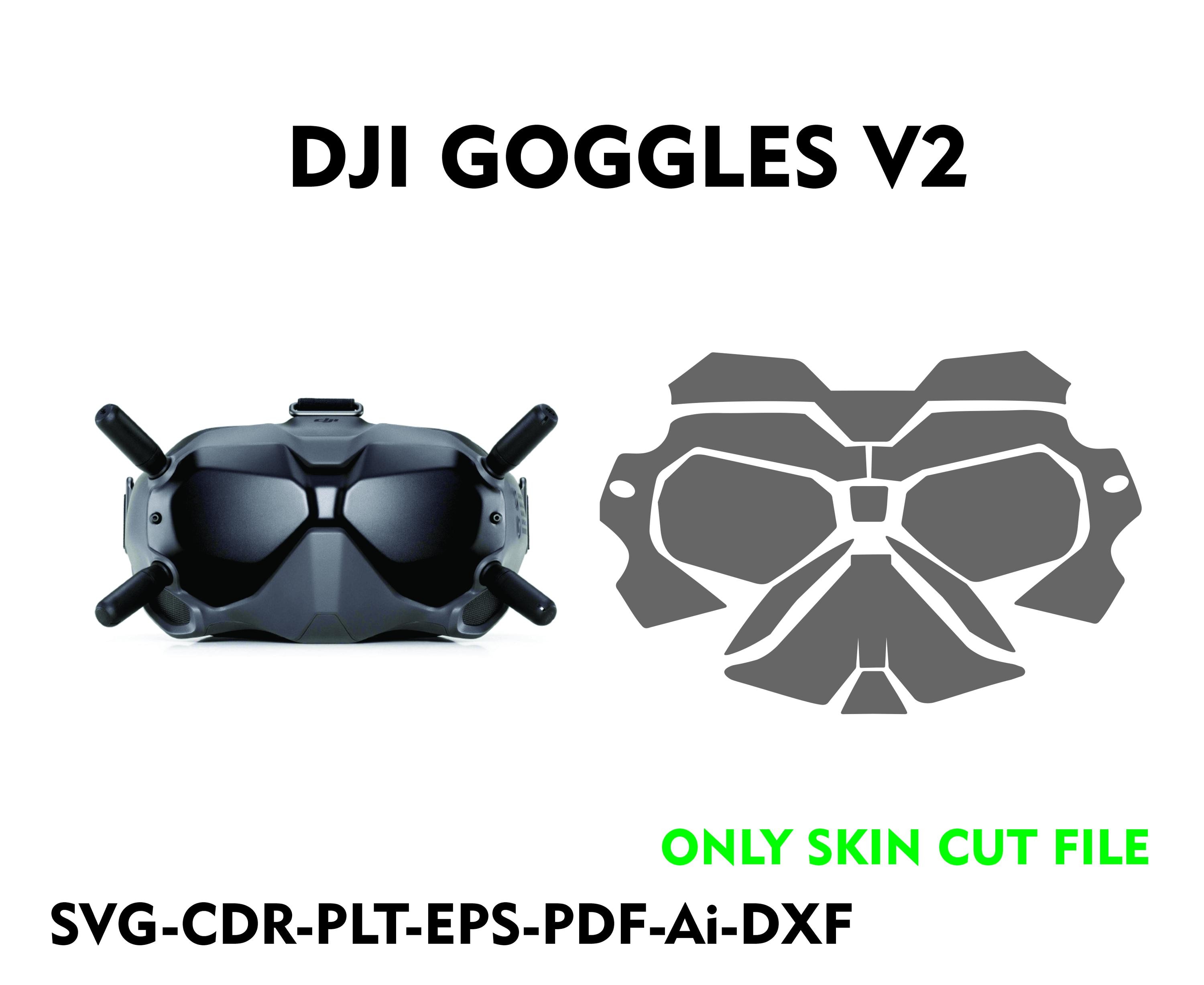 Dji Goggles V2 Skin Cut File Vector Template - Etsy