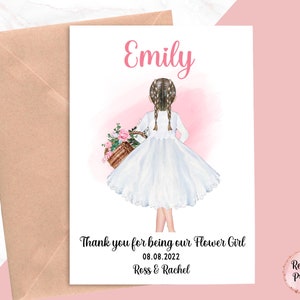 Personalised Flower Girl Proposal Card, Young Bridesmaid Card, Will You Be Our Flower Girl, Flower Girl Cards, Junior Bridesmaid Cards