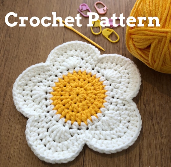 Set Di 6 Sottobicchieri All'uncinetto Fatti A Mano – Fiori In Cotone, Decorativi E Assorbenti, 9x9 Cm