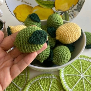 Crochet Lime Decor: Handmade Amigurumi Fruit Plushie