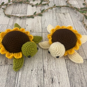 Turtle / Amigurumi Turtle / Crochet Turtle / Stuffed Animal / Sunflower ...