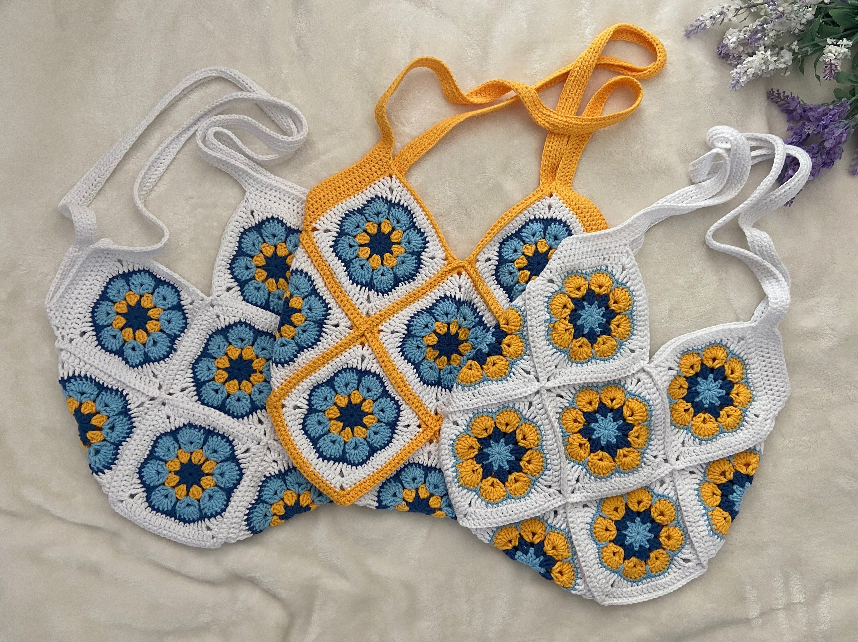 Crochet Granny Square Bag