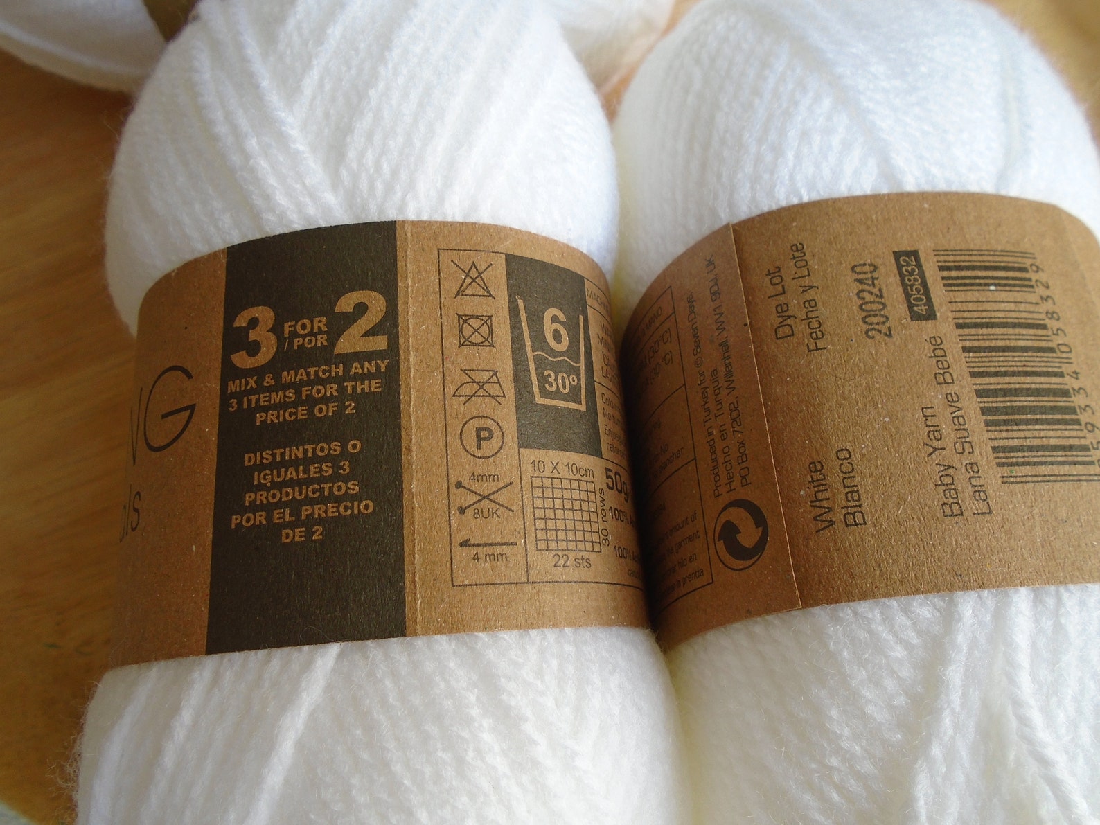 Knitting Essentials Double Knitting Wool Job Lot 4 x 50g Etsy