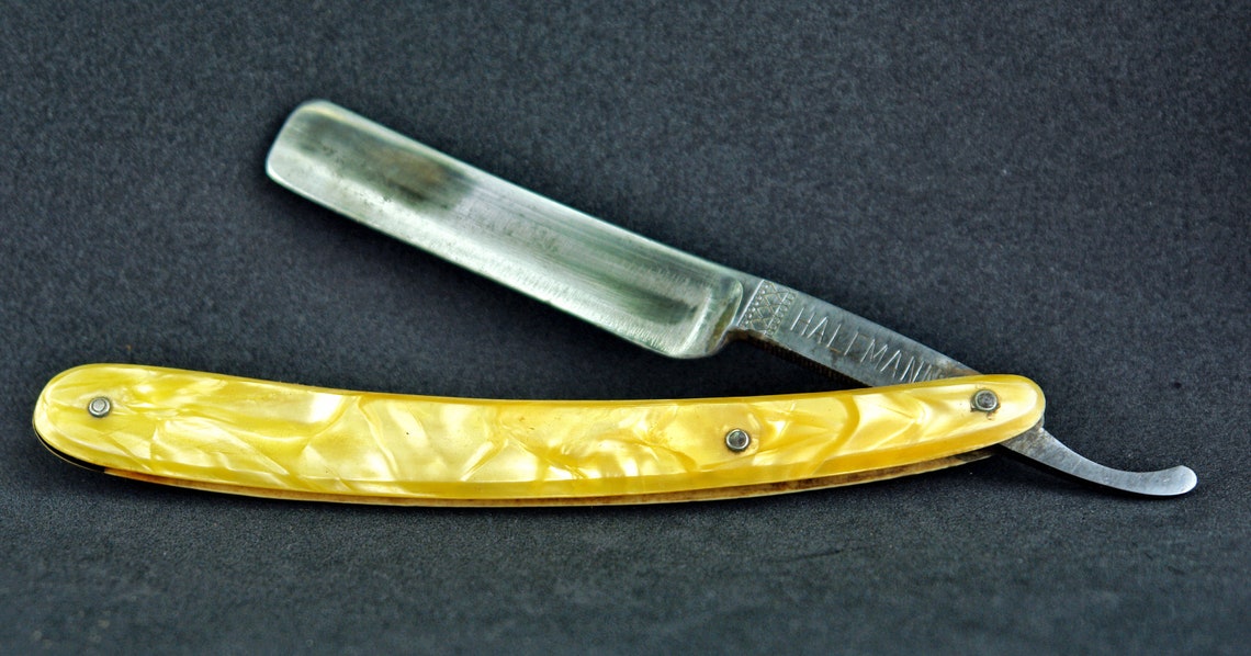 Rare Straight razor Solingen Germany Antique Condition | Etsy